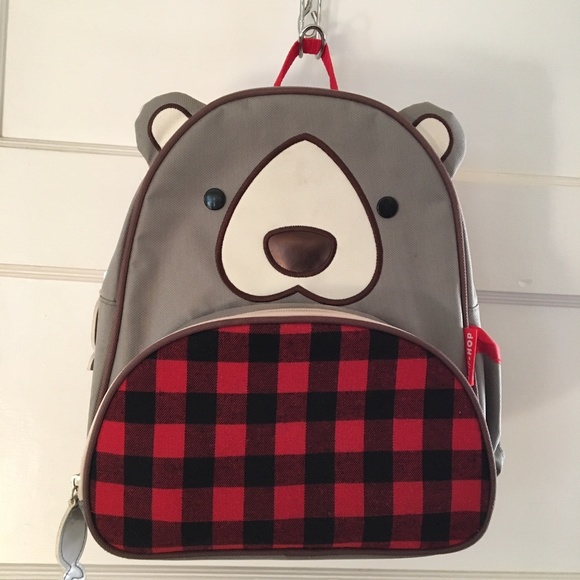 buffalo plaid diaper bag backpack
